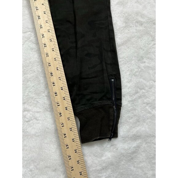 Level 99 Women’s Skinny  Utility Jogger Sz 27  Camo Stretch Neon Ankle Zip Pants - Picture 6 of 10